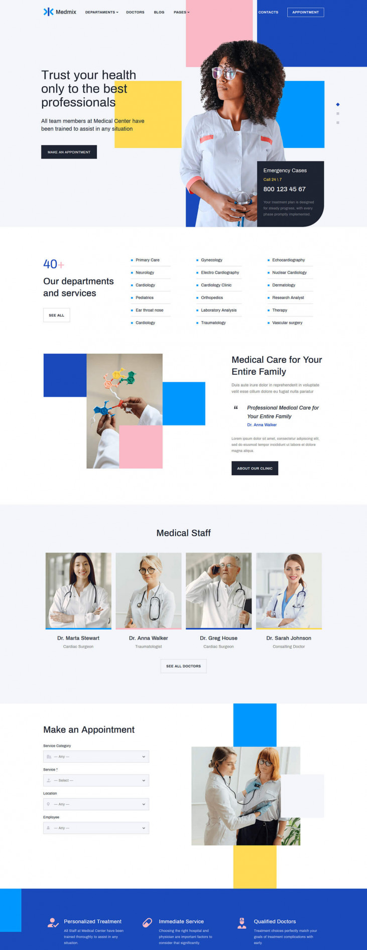 Elementor Medical WordPress Theme