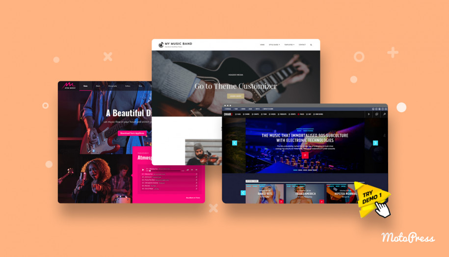 Musicians WordPress theme