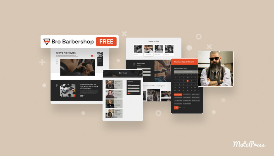 Barbershop WordPress Theme Free.